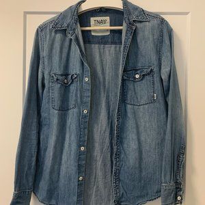 TNA Sutten Denim Shirt S